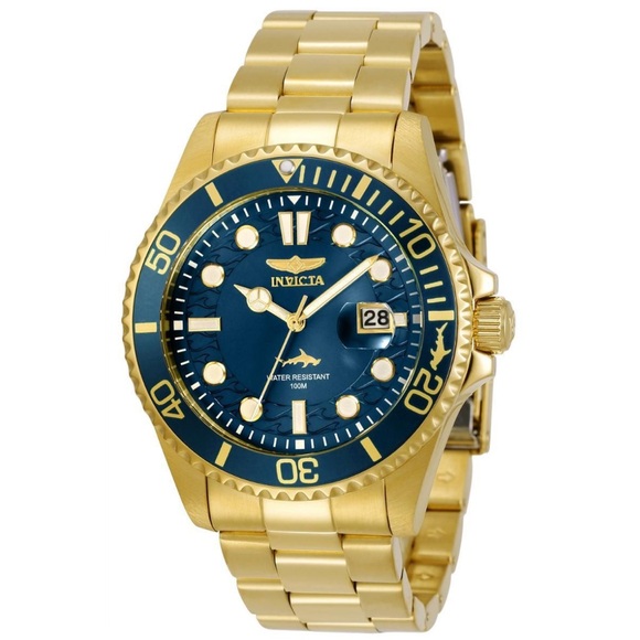 Invicta Other - Invicta Men's 26974 Pro Diver Quartz 3 Hand Blue Dial Watch 43mm Rotating Bezel